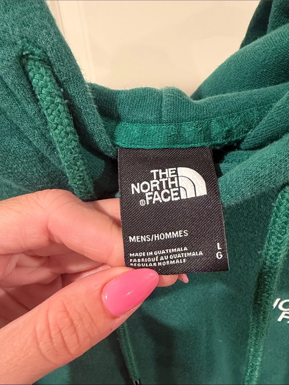 The North Face Men's Teal Green Hoodie Pullover